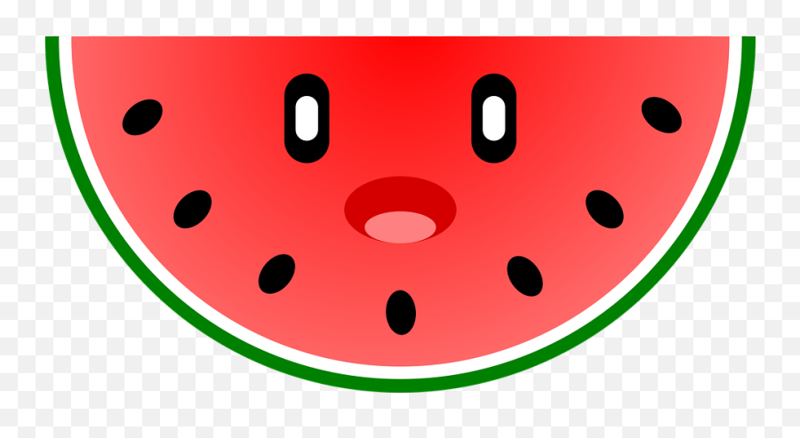 Watermelon Cute Kawaii - Free Vector Graphic On Pixabay Comida Facil Dibujos  Kawaii Png,Watermelon Transparent Background - free transparent png images  