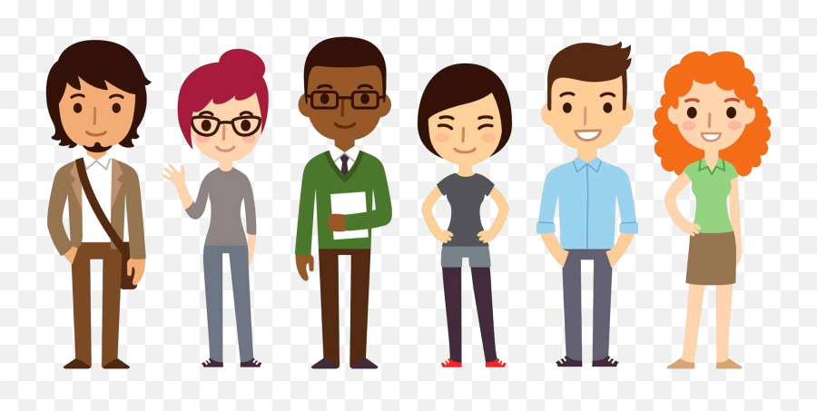 Cartoon Group Of People Png Download - Cartoon Group Cartoon Group Of People Transparent,Group Of People Png