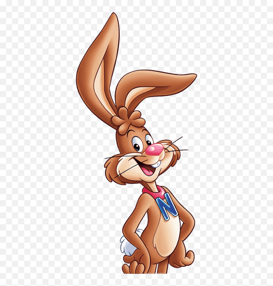 Bunny With N Logo Transparent Png Image - Nesquik Bunny Png,N Logo