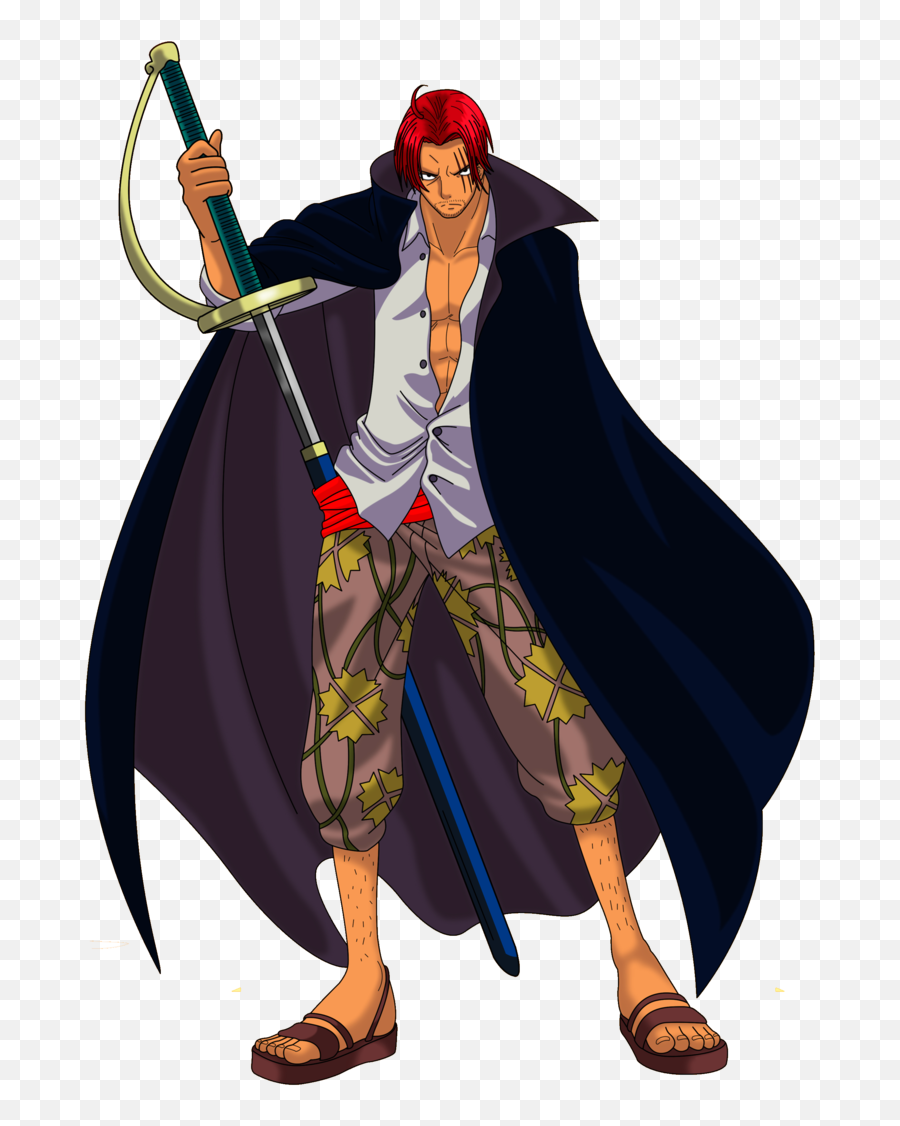 Red - Haired Shanks U2013 Swordsmen Shanks One Piece Png,Red Hair Png