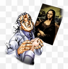Download Unit Yoshikage Kira Lisa - Mona Lisa Kira Png,Yoshikage Kira Png