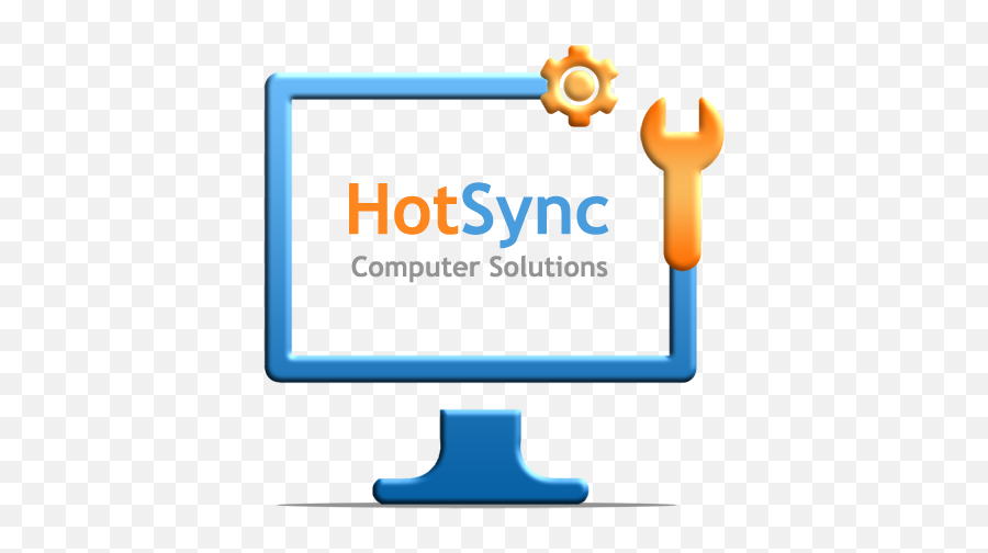 Design For Hotsync Computer Solutions - Logo Of An Computer Business Png,Computer Logo