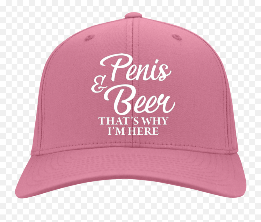 Penis And Beer Hat Flex Fit Twill Baseball Cap - Baseball Cap Png,Baseball Cap Png