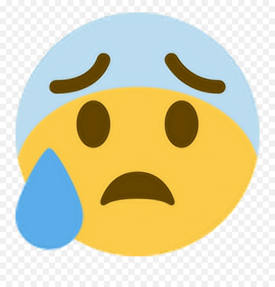 Ohno Scared Worried Emoticon Face Express - Worried Emoji Anxious Emoji Png,Shocked Emoji Transparent