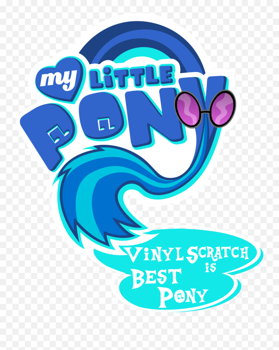 Download Fanart Mlp My Little Pony Logo - My Little Pony Dj Pon 3 Is Best Pony Png,My Little Pony Logo
