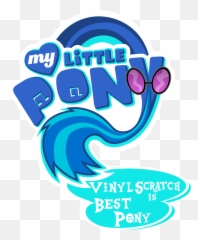 Download Fanart Mlp My Little Pony Logo - My Little Pony Dj Pon 3 Is Best Pony Png,My Little Pony Logo