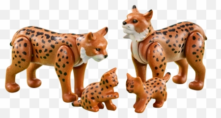 Lynx Family - 6540 Playmobil United Kingdom Playmobil Lynx Png,Lynx Png