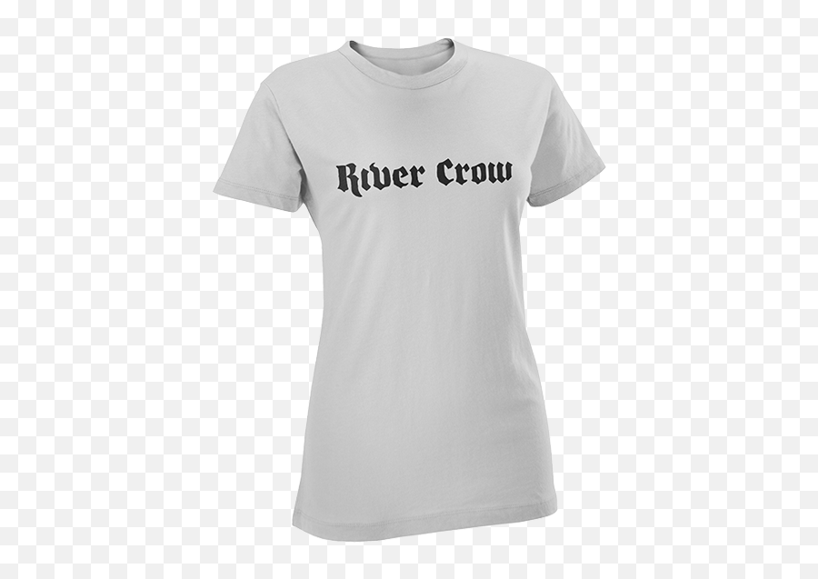 Women T - Shirt River Crow Logo White Active Shirt Png,Crow Logo