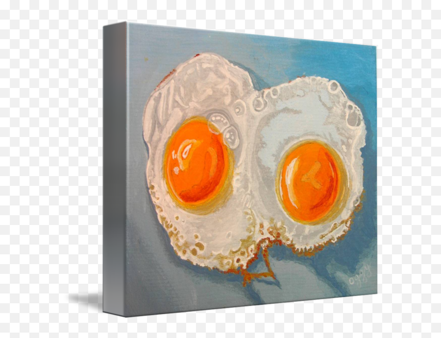Fried Egg By Bill Ogg - Egg Png,Fried Eggs Png