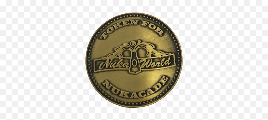 Nuka - Cade Token Replica At Mighty Ape Nz Emblem Png,Fallout 1 Logo