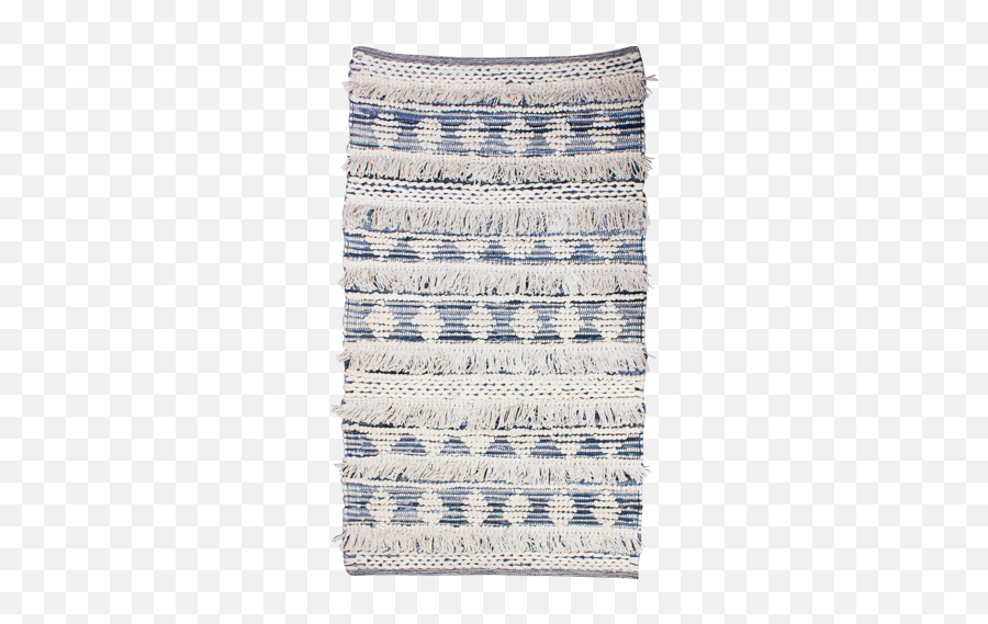 Cotton And Denim Upcycled Rug - Wool Png,Rug Png