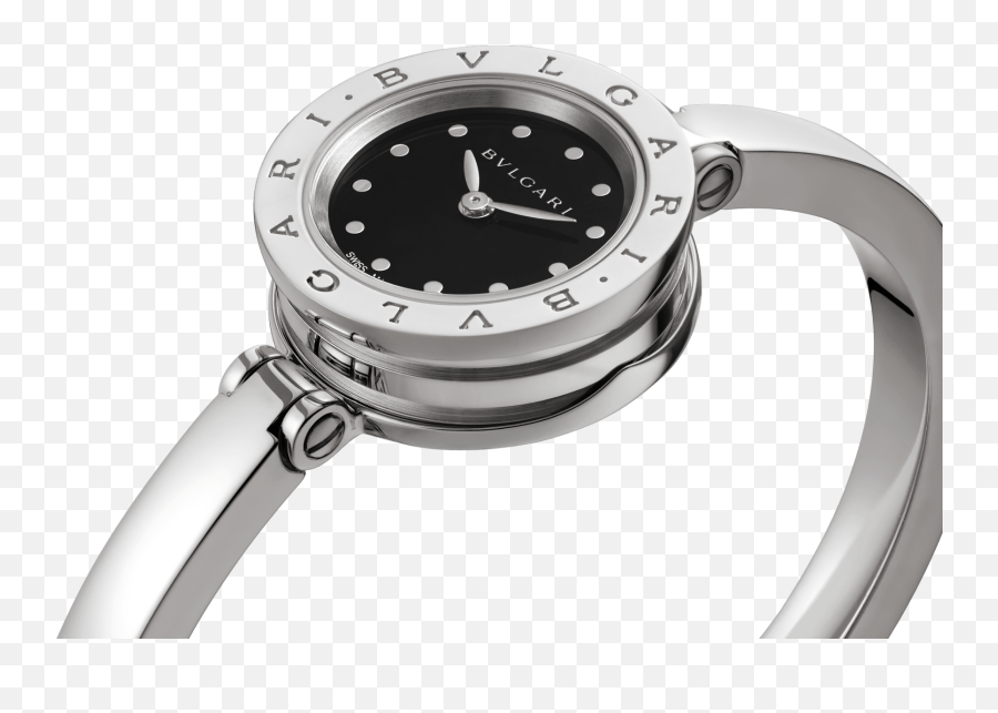 Bzero1 Watch B01watch - Whiteblackdial Bvlgari Bulgari B Zero Watch Png,White Circle Transparent