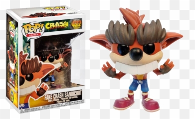 Funko Pop Crash Bandicoot - Fake Crash 422 Fake Crash Funko Pop Png,Crash Bandicoot Png