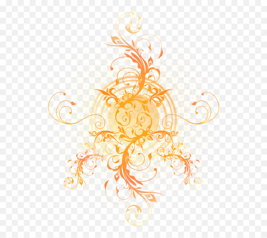 Flora Abstract Filigree - Free Vector Graphic On Pixabay Fantasy Black Sun Symbol Png,Filigree Png
