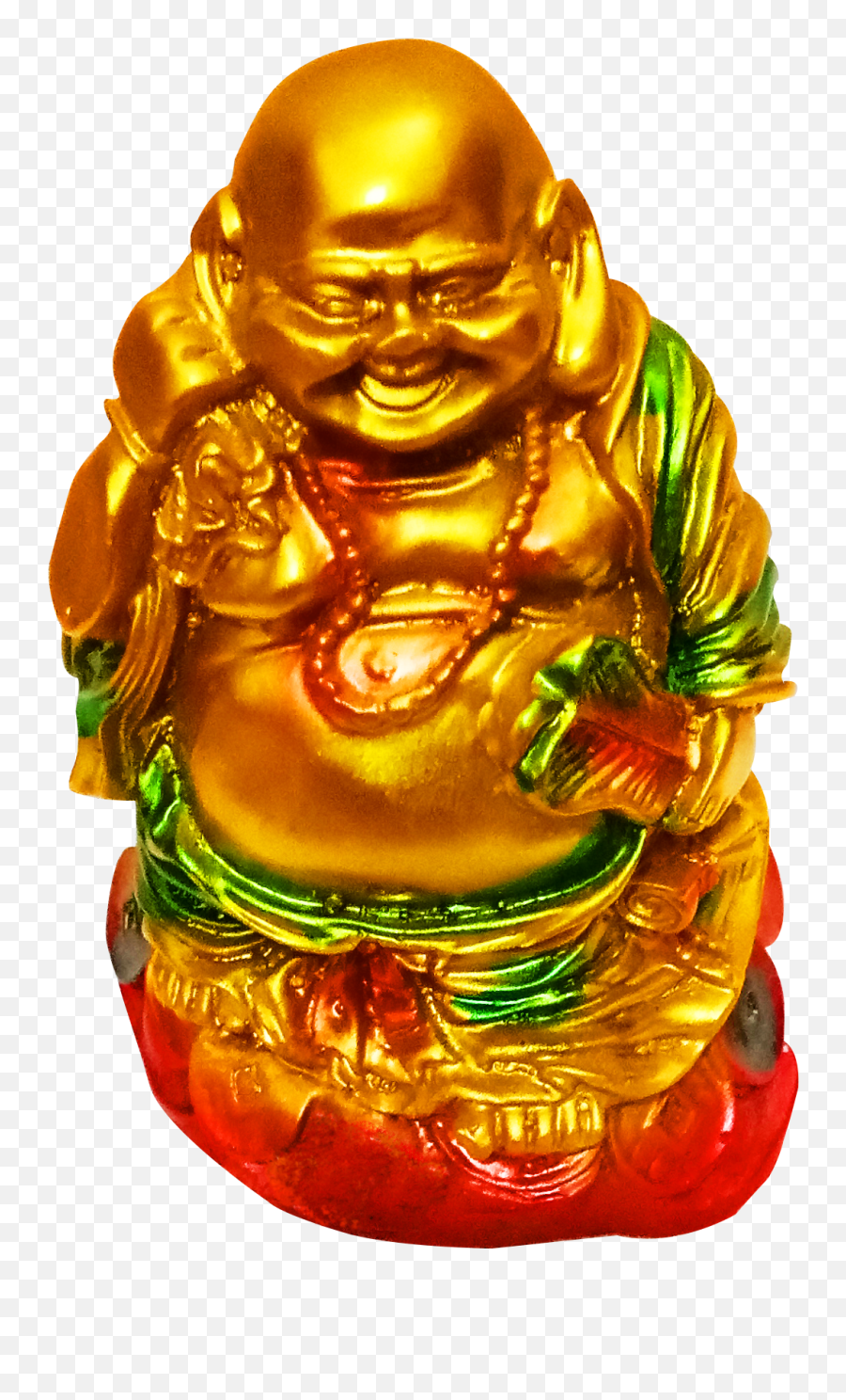 Laughing Buddha Statue Golden Color Png Image Vector - Gautama Buddha,Gold Texture Png