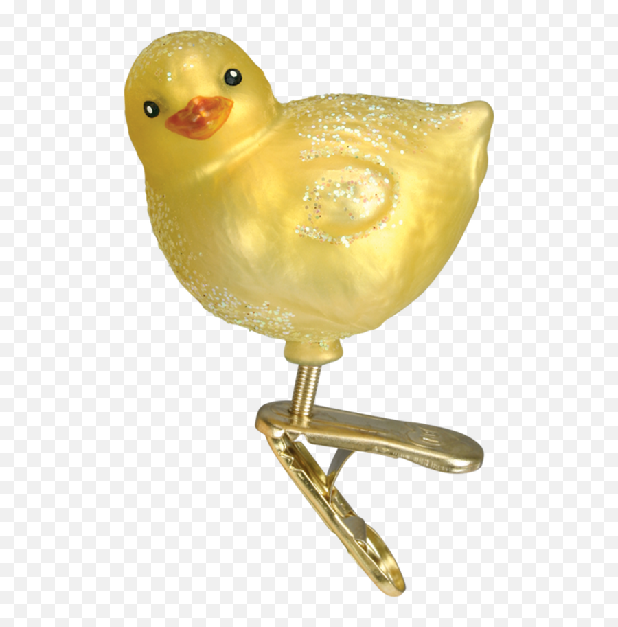 Baby Chick Glass Ornament Clip - Bird Toy Png,Baby Chick Png