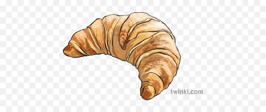 Croissant 2 Illustration - Soft Png,Croissant Png