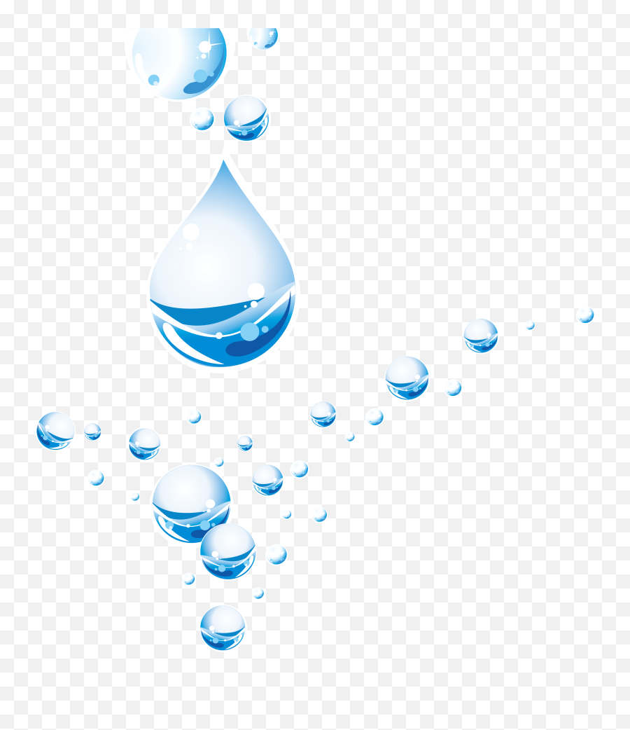Drop Water - Vector Water Drop Background Png,Water Droplet Transparent