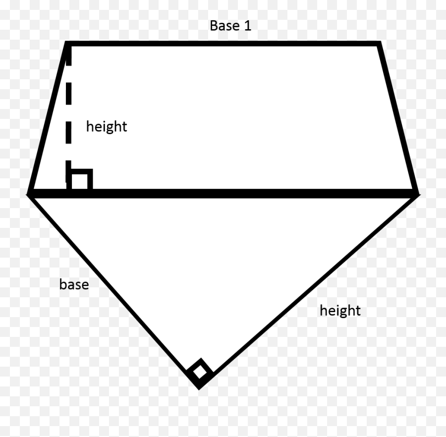 How To Find The Area Of A Trapezoid - Horizontal Png,Trapezoid Png