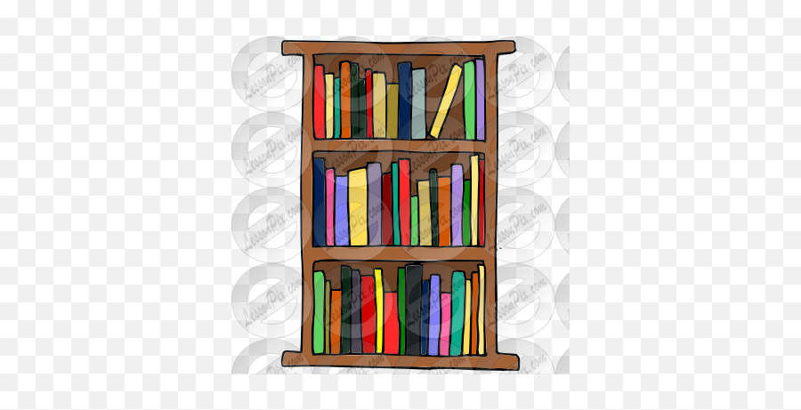Bookshelf Picture For Classroom - Bookcase Png,Transparent Bookshelf