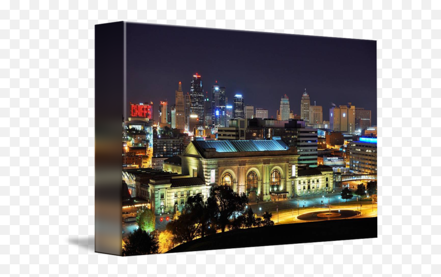 Kansas City Chiefs Skyline By Gary Mcclelland - Union Station Kansas City Png,Kansas City Chiefs Png