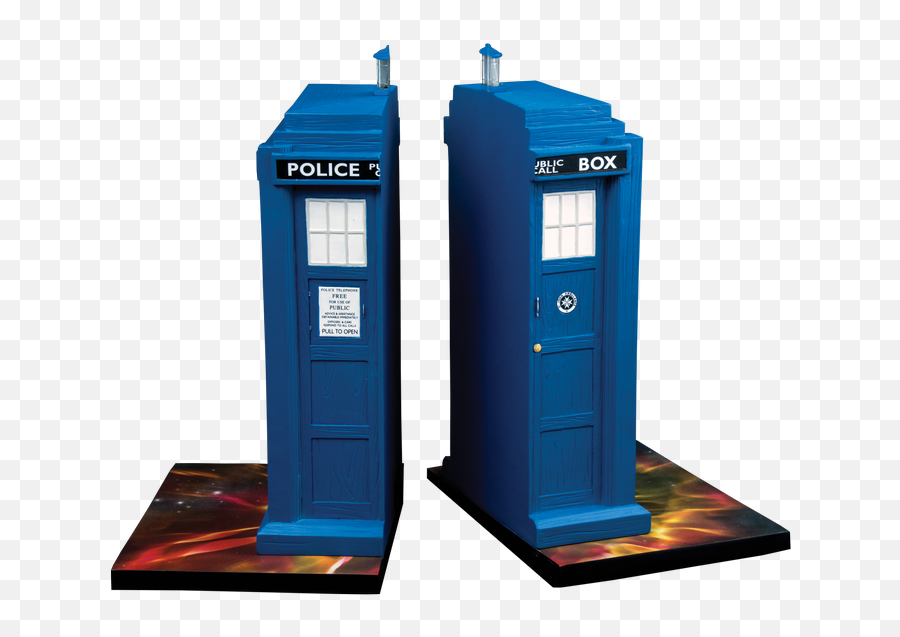 Doctor Who Tardis Set Transparent - Tardis Bookends Png,Tardis Transparent