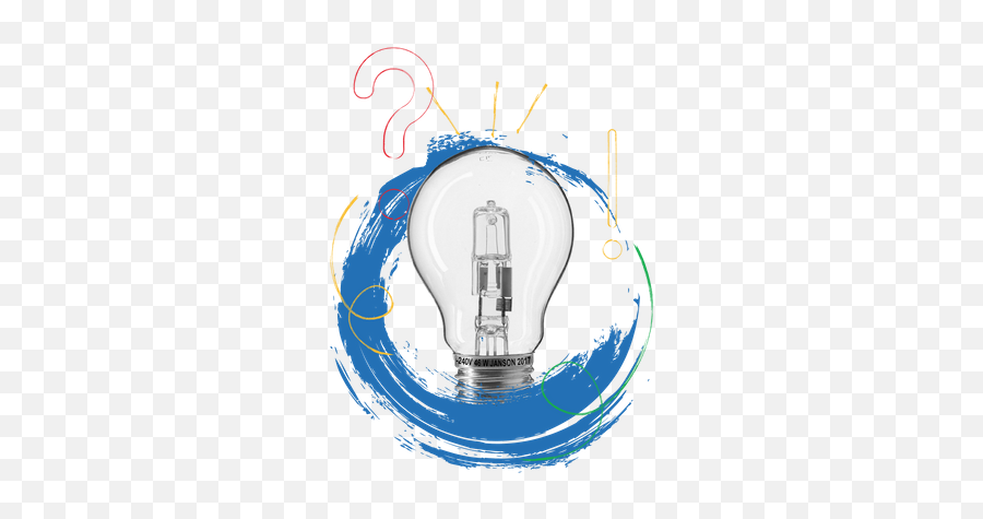 Free Concept - Base Illustration Of Creative Idea With Light Incandescent Light Bulb Png,Light Bulb Idea Png