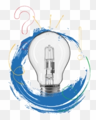 Free Concept - base illustration of creative idea with light Incandescent Light Bulb png