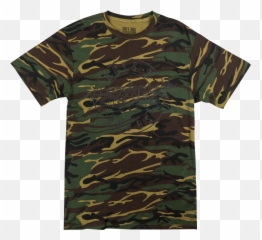 Bullet Green Camo Tee - Camo Shirt Transparent Png,Camouflage Png