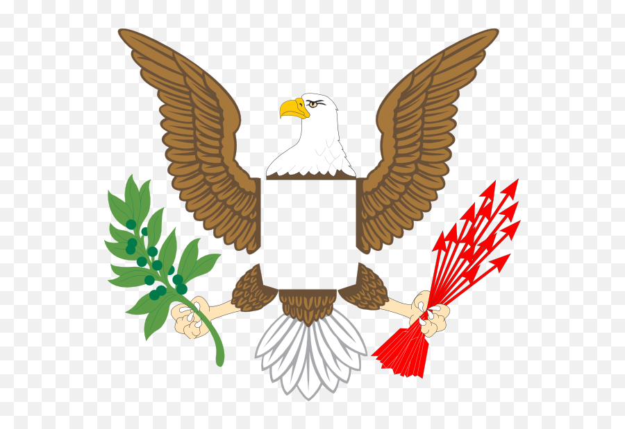 Clipart Banner Eagle Transparent Free - American Bald Eagle Drawing Png,Eagle Symbol Png