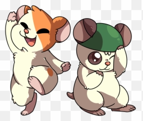 Hamtaro And Cappy By Hamsterstar - Fur Affinity Dot Net Hamtaro And Cappy Png,Cappy Png