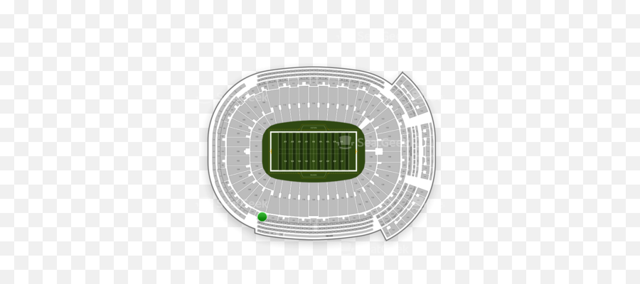 Lambeau Field Section 316 Seat Views Seatgeek - Us Bank Stadium Seating Png,Green Bay Packers Logo Png