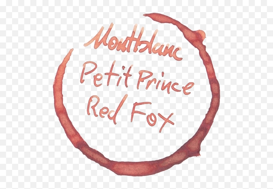 Ink Review Montblanc Petit Prince Red Fox U2014 Macchiato Man - Mont Blanc Ink Le Petit Prince Png,Red Fox Logo
