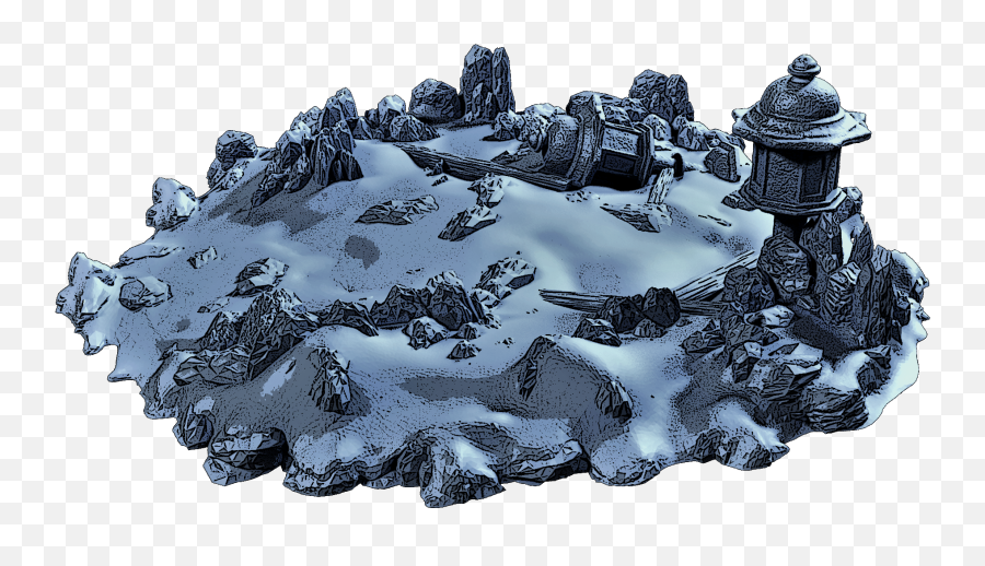 Paths Of Falling Snow - Ruins And Scatter Set Art Png,Falling Snow Png