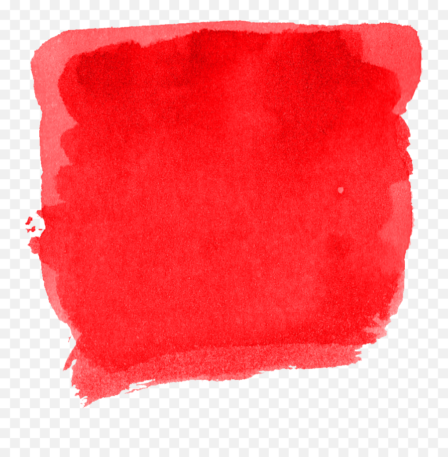 6 Red Watercolor Brush Stroke Square - Watercolor Red Brush Png,Red Square Png