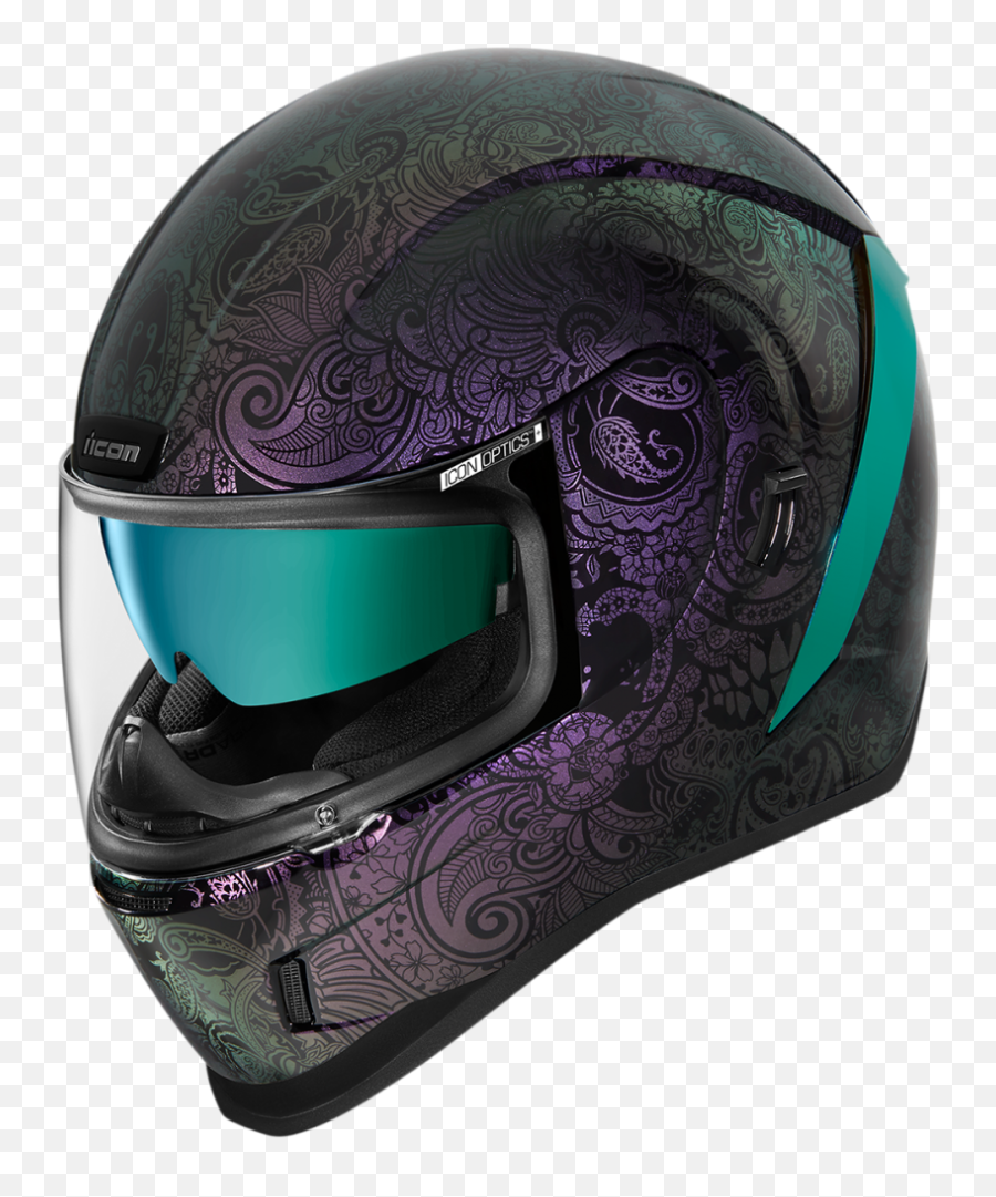 Icon Airform Chantilly Opal Full Face Helmet Purple Color - Icon Airmada Chantilly Opal Png,Icon Motorcycle Helmets