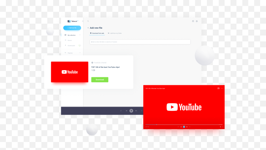 Youtube Downloader Video Televzr Dot Png Add Youtube Icon To Desktop 