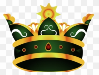 King Crown - Green And Yellow Png Download Original Vector Free