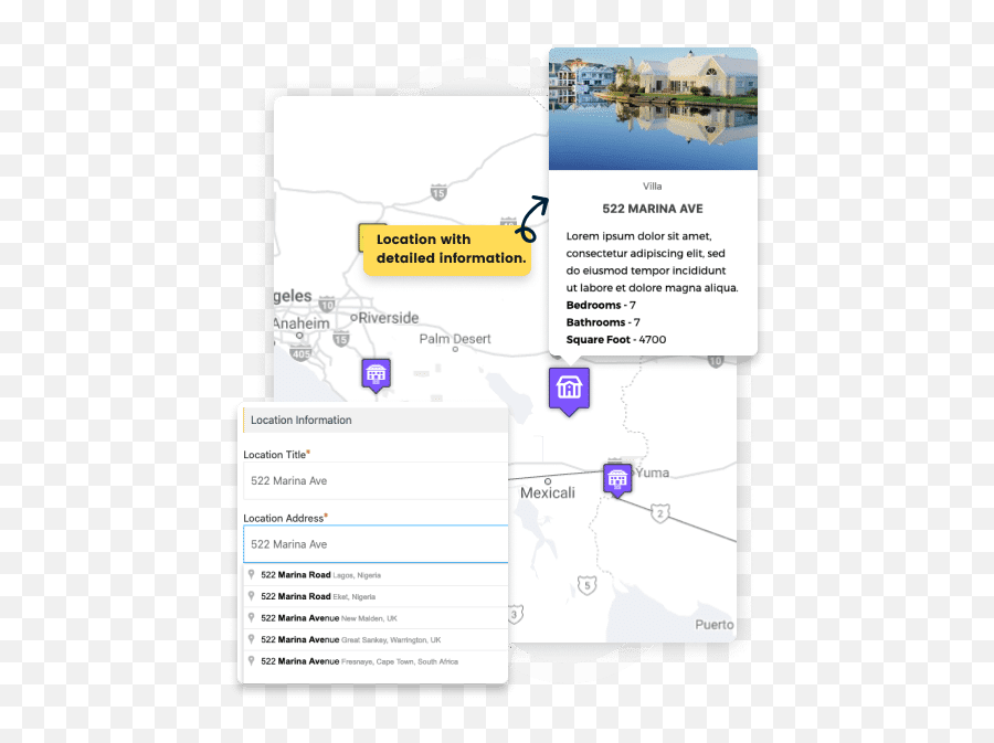 Advanced Google Map Plugin For Website Wpmapsprocom - Vertical Png,Map Cluster Icon