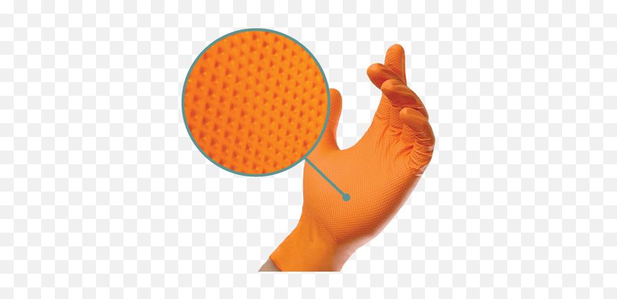 Asap - Tgrip Orange Nitrile Multipurpose Gloves Dot Png,Icon Super Duty Glove