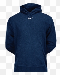 Navy Hoodie Nike - Hooded png