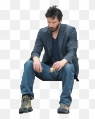 Celebrity Png Images - Sad Keanu Reeves Png,Logan Lerman Png