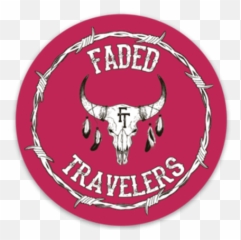 Longhorn Sticker Fadedtravelers - Language png