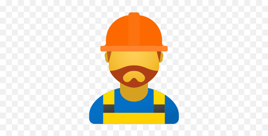 Worker Beard Icon In Fluency Style - Icono De Trabajasor Png,Beard Icon Png