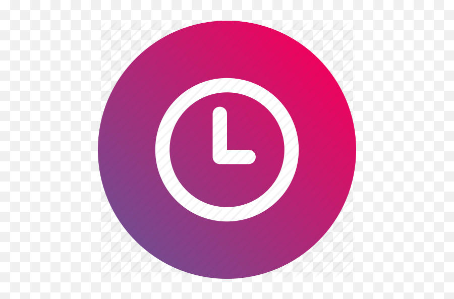 U0027gradient Circle - Pinku0027 By Ricardo Cherem Simple Mobile Tools Clock Png,Pink Circle Png