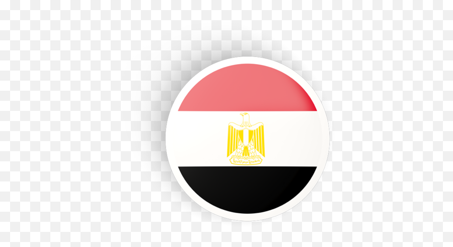 Round Concave Icon Illustration Of Flag Egypt - Nicaragua Flag Circle Png,Inch Icon