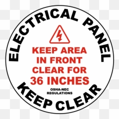 Keep Area Clear For 36 Inches Floor Sign - Lenin Memorial png