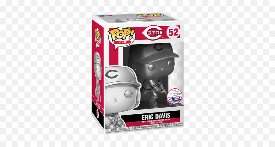 Covetly Funko Pop Mlb Eric Davis Silver 52 - Funko Pop Anuel Png,Silver Icon Overwatch