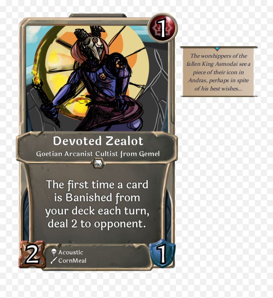 Card Devoted Zealot Scourdeck Banish Payoff Rcollectivecg - Supervillain Png,Planeswalker Icon