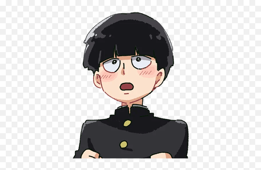 Mp100 - Telegram Sticker English 1 Png,Mob Psycho 100 Icon